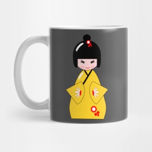 japanese doll Mug